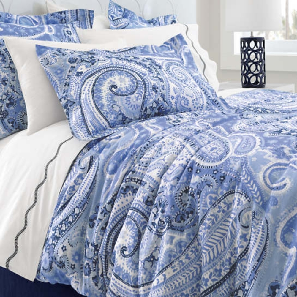Blue Paisley Duvet Cover
